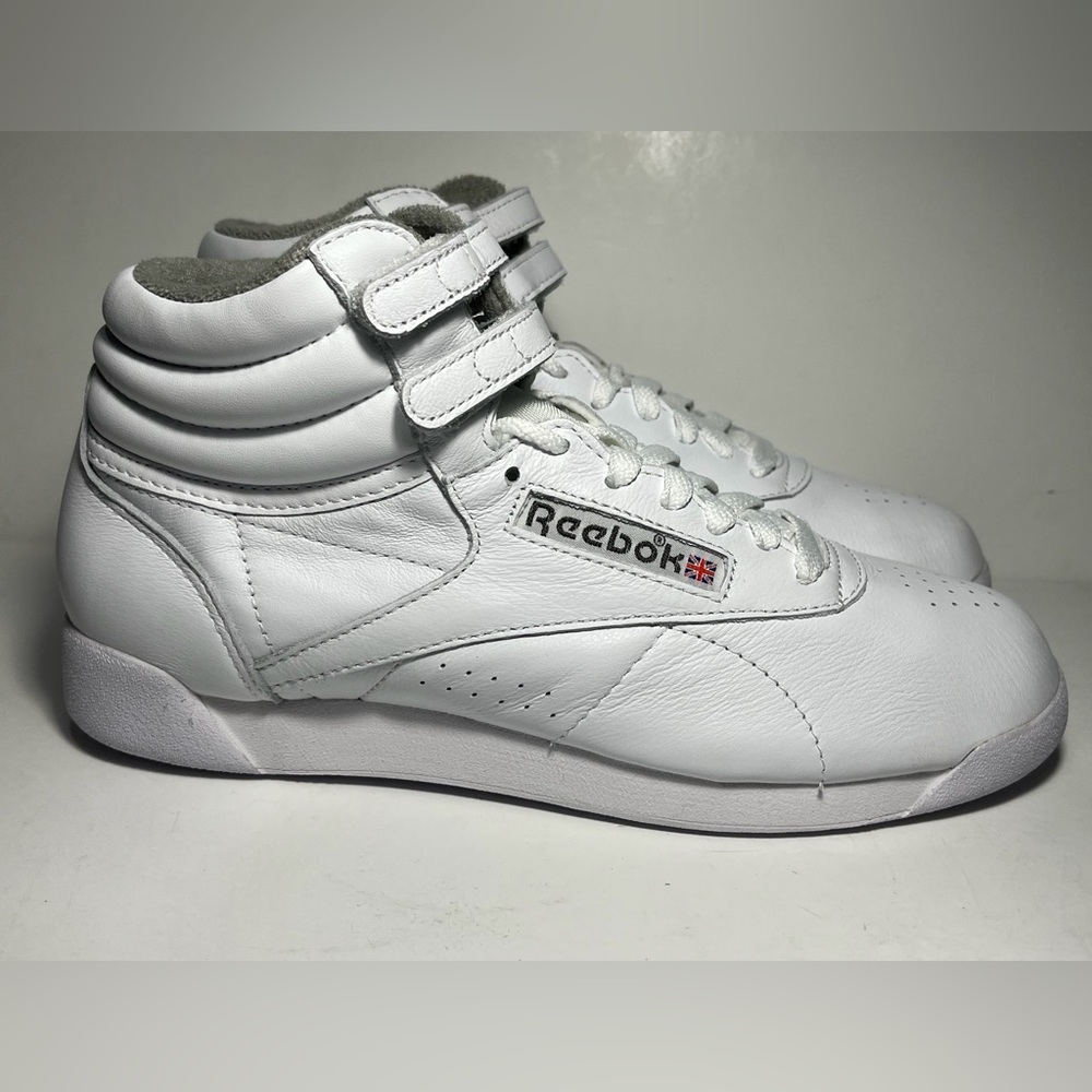 Reebok Freestyle F/S Hi Classic Women's US 7.5 White/Carbon Grey Sneakers CN0796